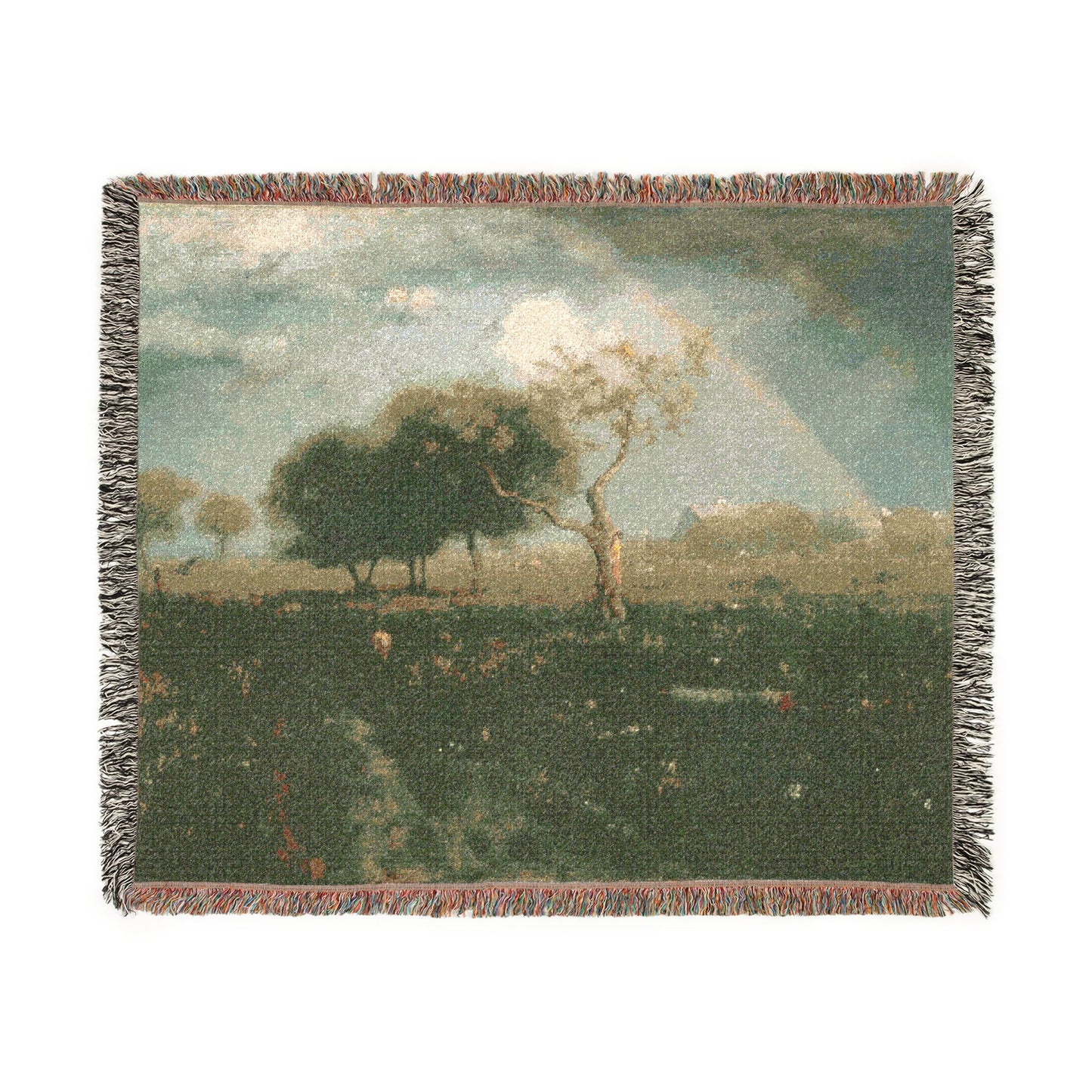 George Inness - After a Summer Shower | Woven Tapestry Blanket