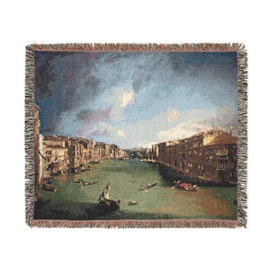 The Grand Canal — Canaletto Tapestry Blanket