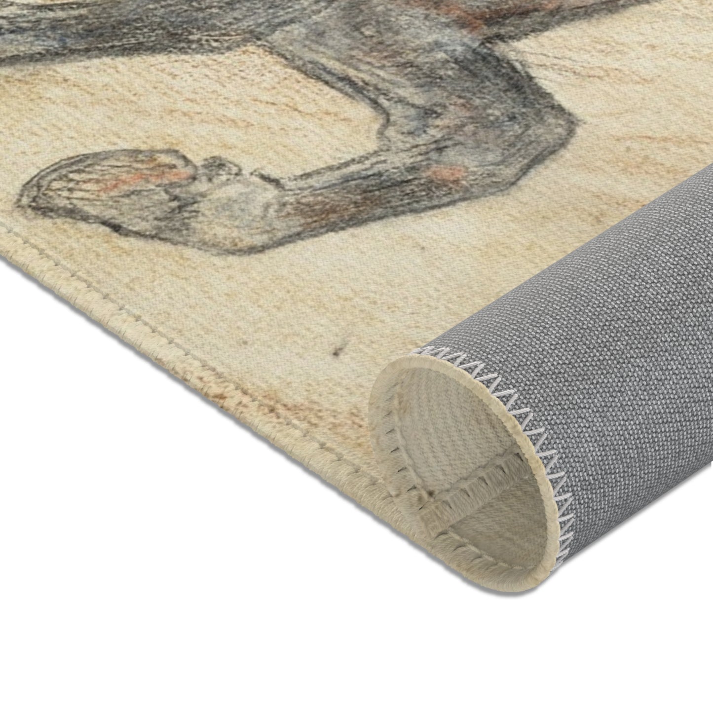 Henri de Toulouse-Lautrec - At the Circus Work in the Ring | Area Rug