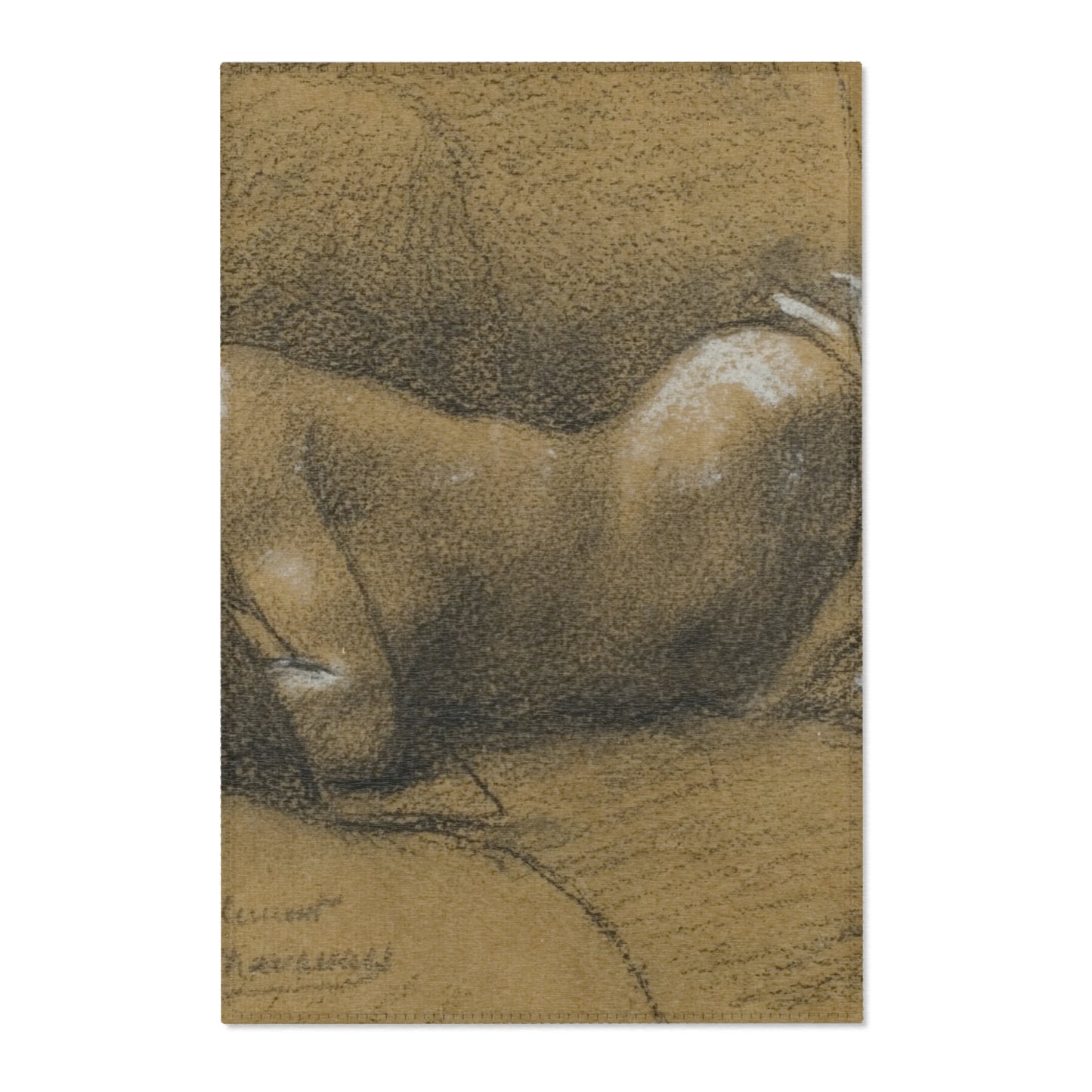 Pierre Puvis de Chavannes - Study of a Sleeping Woman | Area Rug