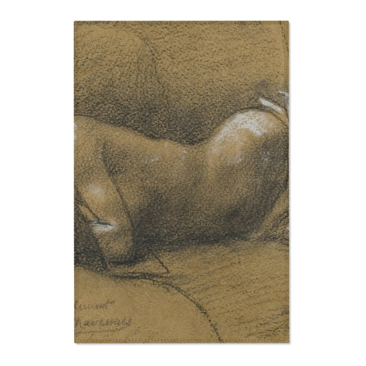 Study of a Sleeping Woman — De Chavannes Area Rug
