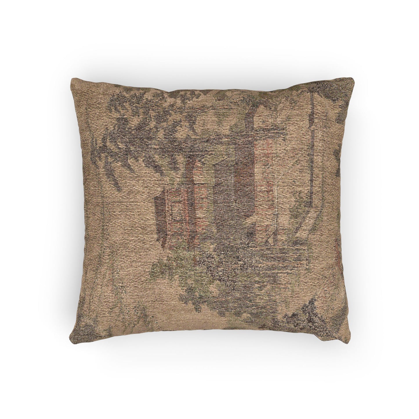 063_mansion-by-the-river | Woven Pillow