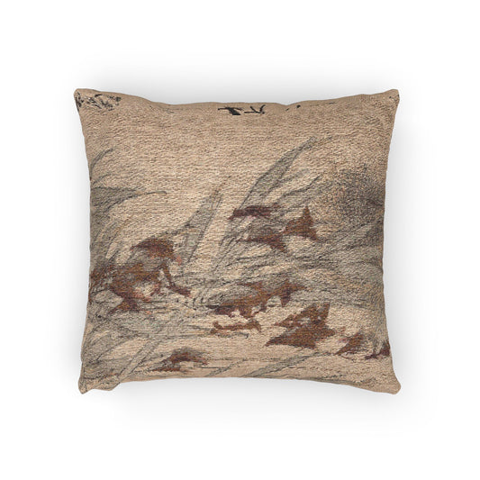Bamboo and Squirrel Pillow