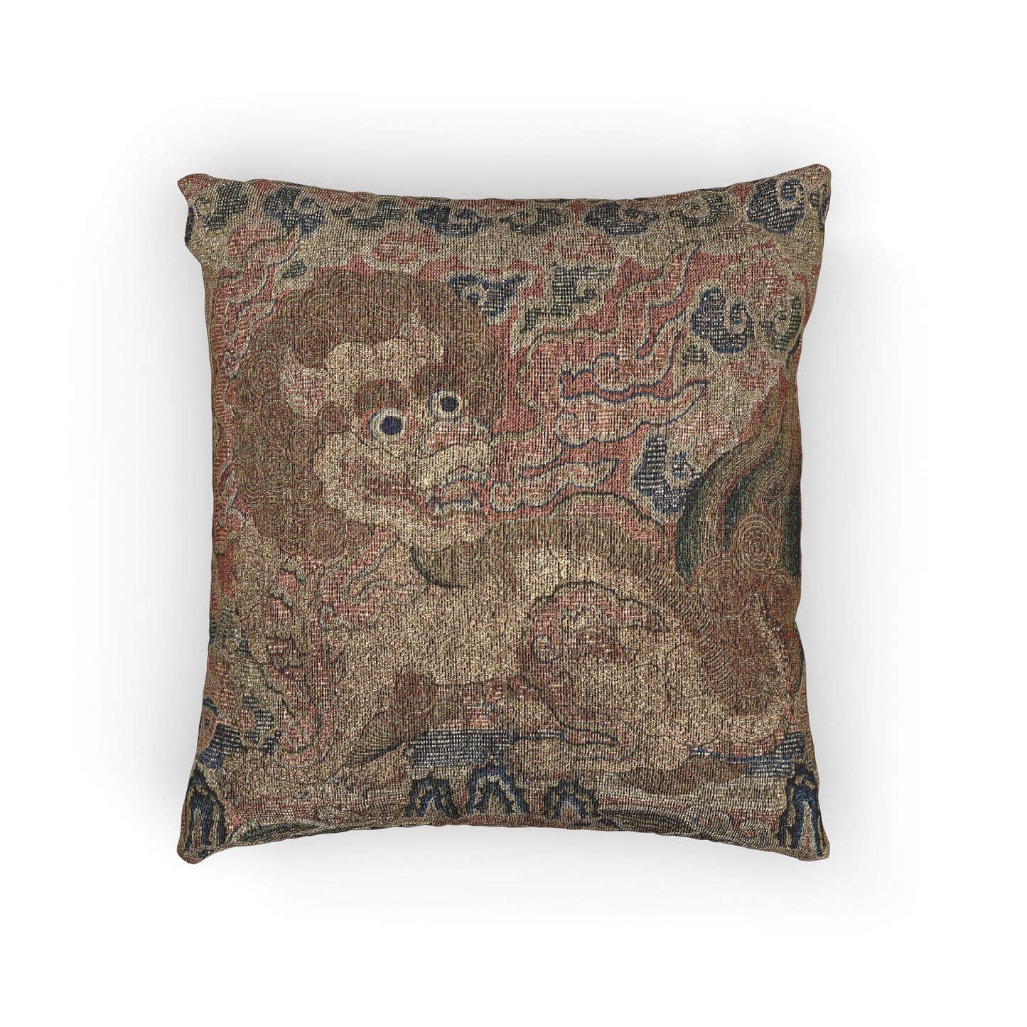 152_rank-badge-with-lion-ming | Woven Pillow