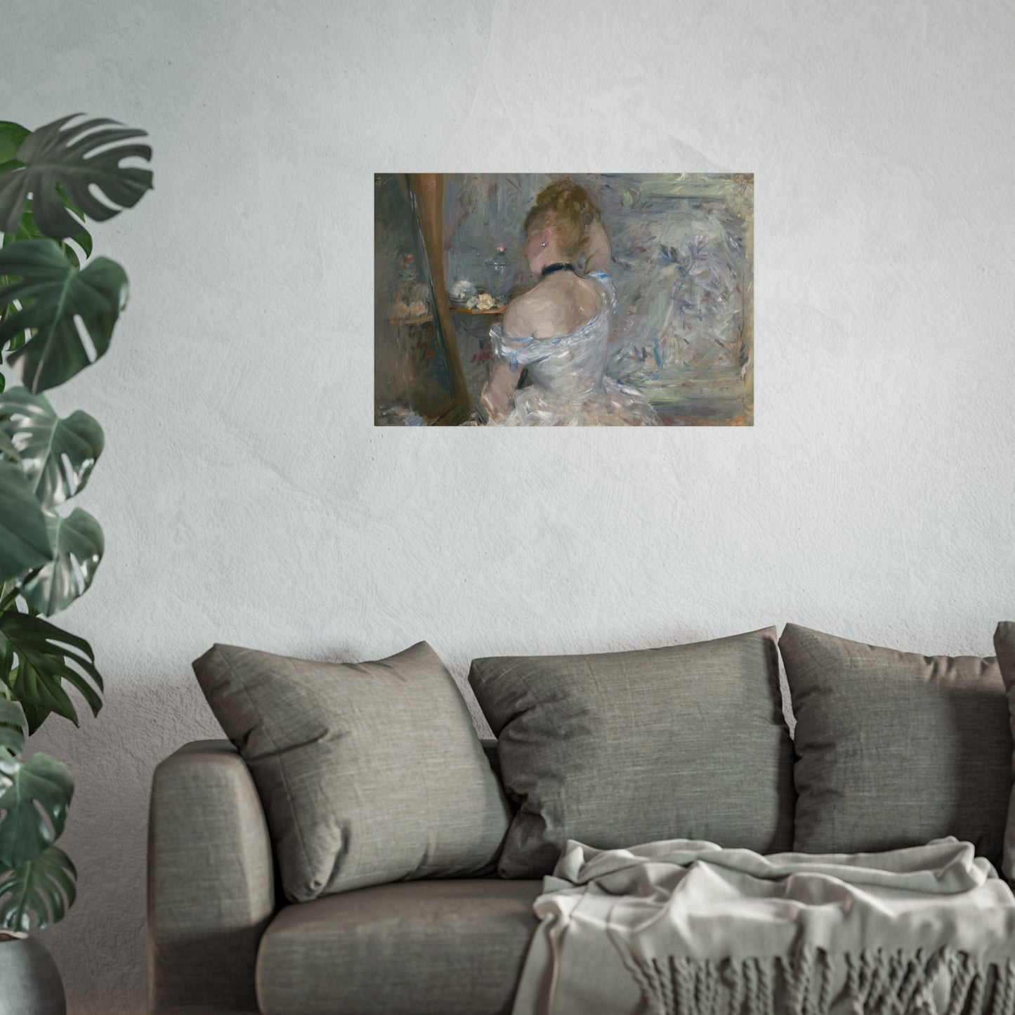 Berthe Morisot - Woman at Her Toilette | Fine Art Poster