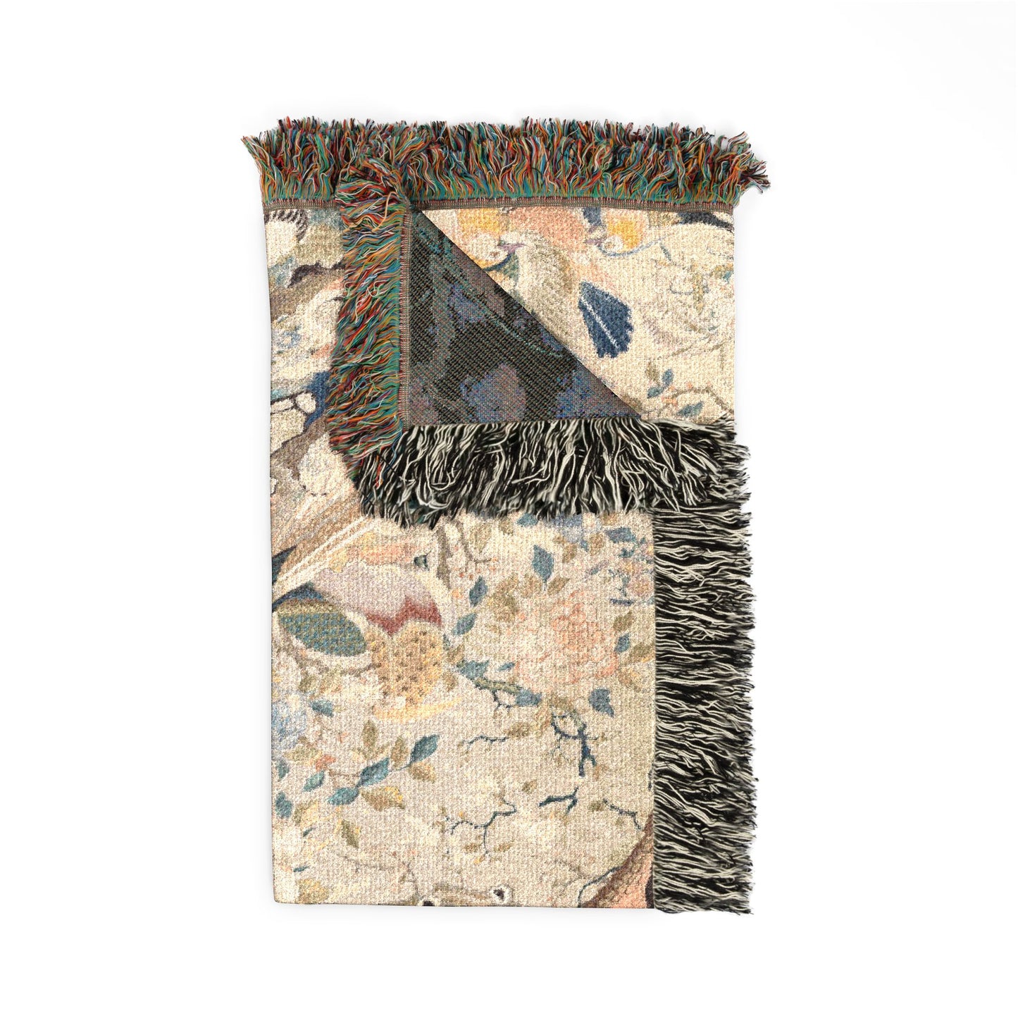 A Myriad of Birds Woven Throw Blanket