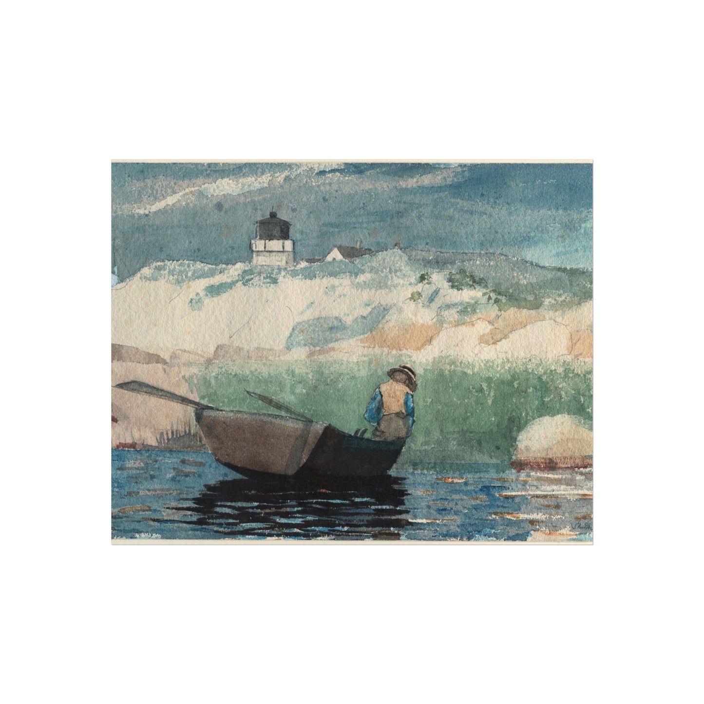 Winslow Homer - Boy in Boat, Gloucester | Fine Art Poster