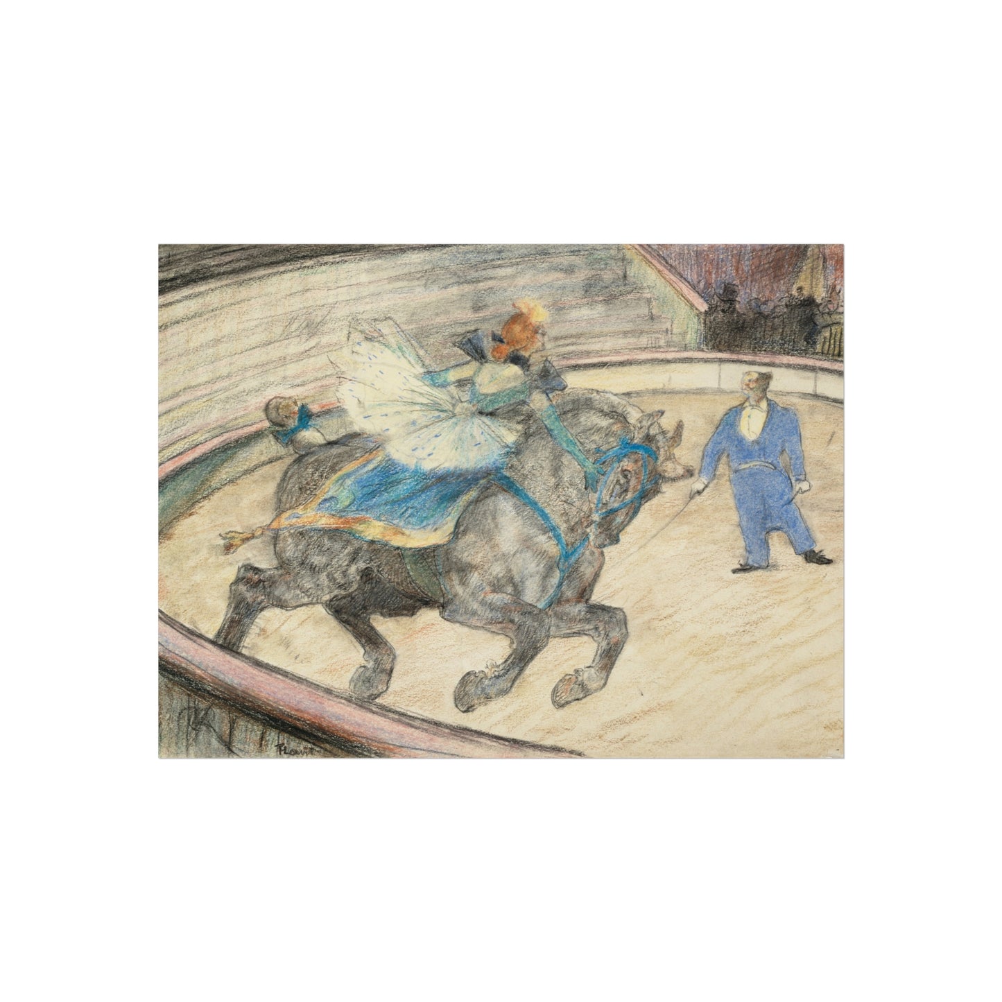Henri de Toulouse-Lautrec - At the Circus Work in the Ring | Fine Art Poster