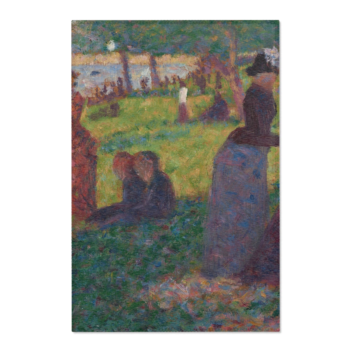 Georges Seurat - Oil Sketch for A Sunday on La Grande Jatte — 1884 | Area Rug