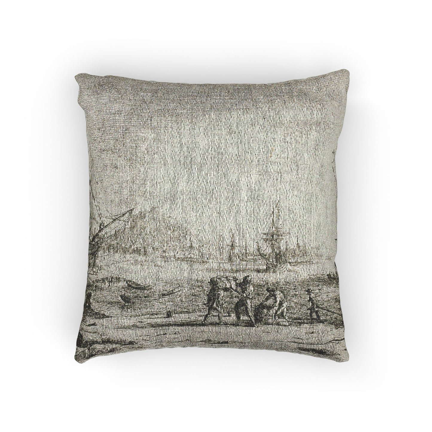Harbor with a Large Tower — Lorrain Pillow