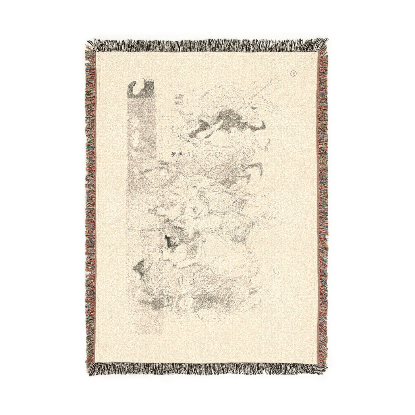 Henri de Toulouse-Lautrec - A Gala Evening at the Moulin Rouge | Woven Tapestry Blanket
