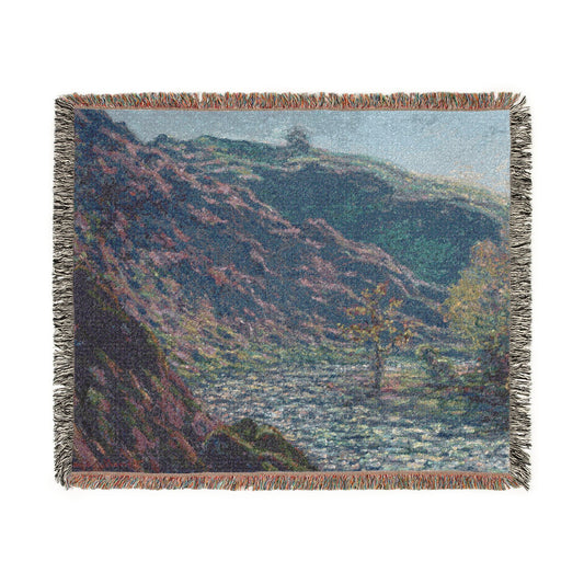 The Petite Creuse River — Monet Tapestry Blanket