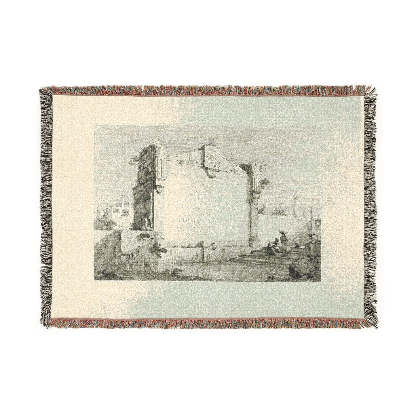 Canaletto - Title Page, from Vedute | Woven Tapestry Blanket