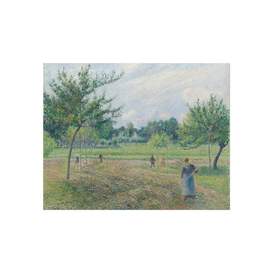 Haymaking at Éragny — Camille Pissarro Fine Art Poster
