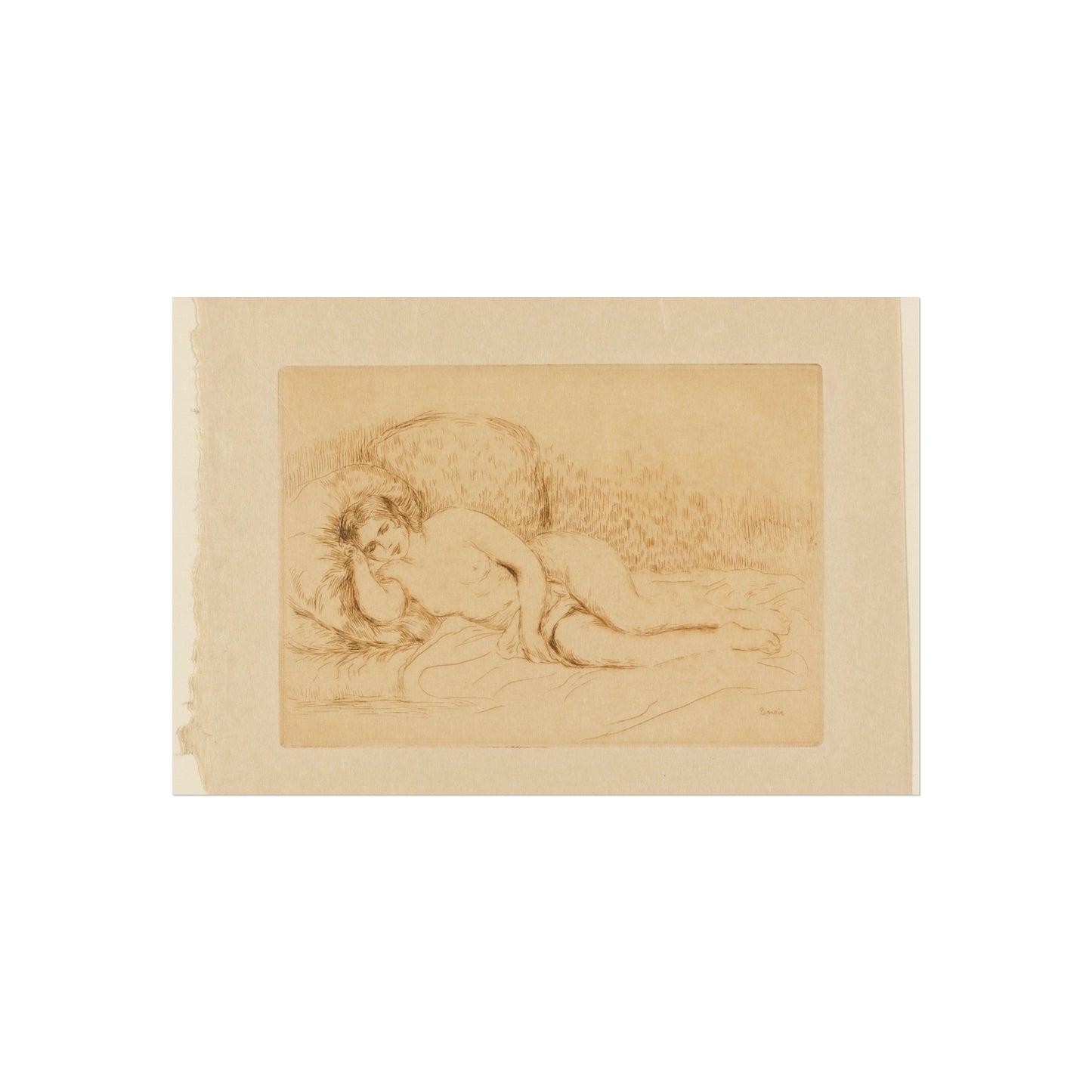 Pierre-Auguste Renoir - Reclining Nude | Fine Art Poster