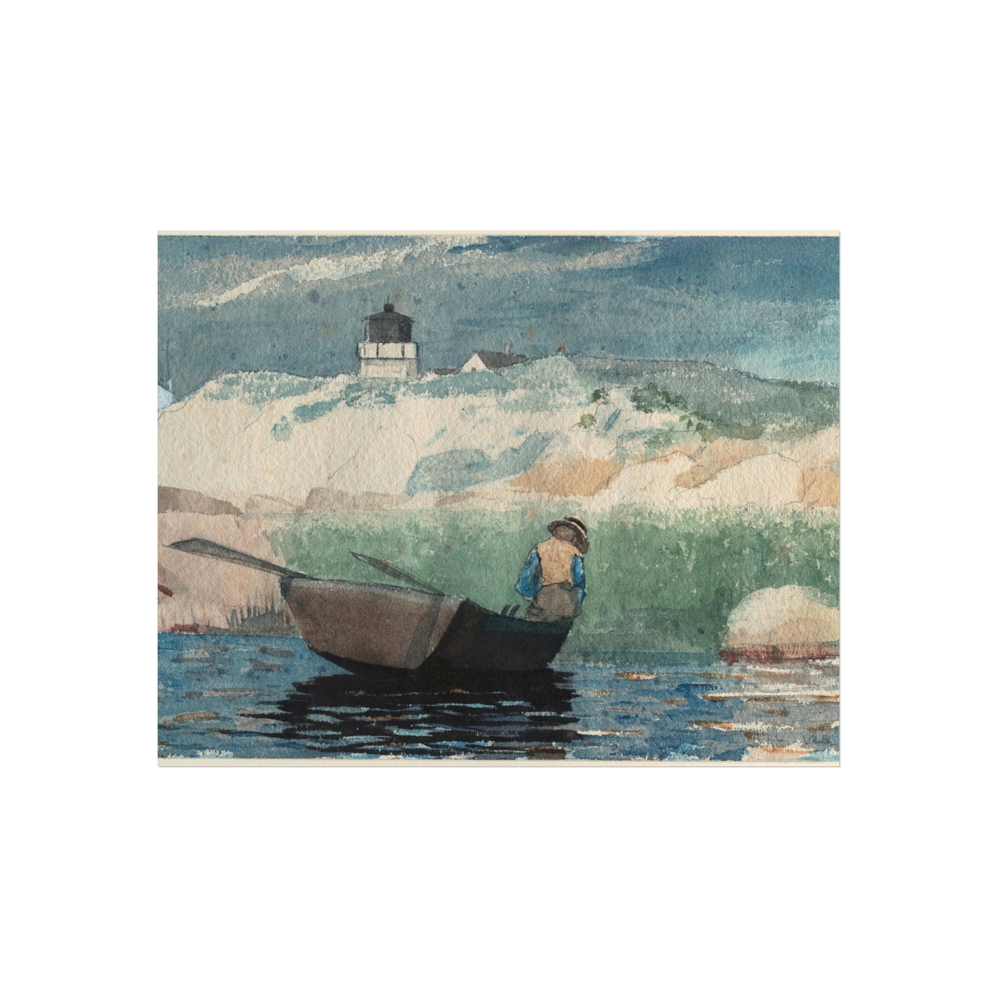 Winslow Homer - Boy in Boat, Gloucester | Fine Art Poster