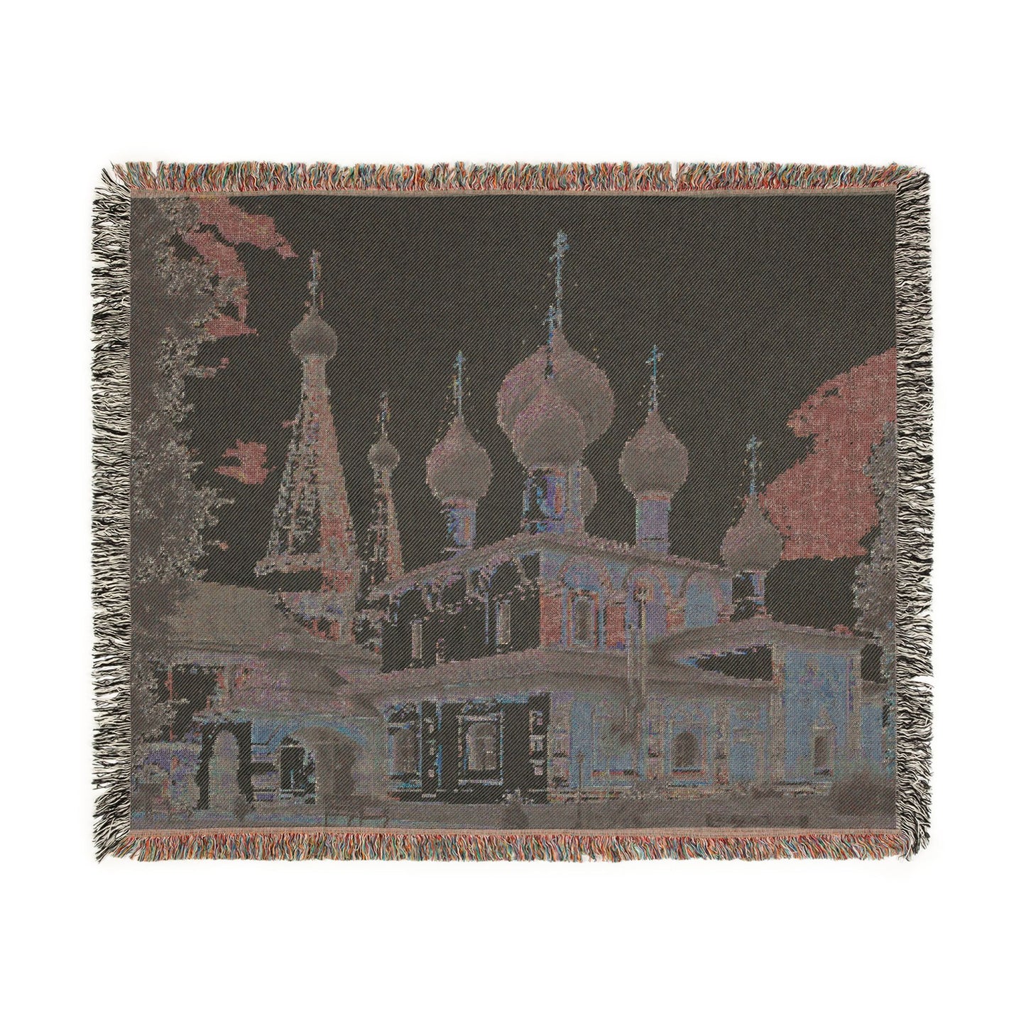 Church of the Beheading of Saint John the Baptist Alekseyevsky Monastery Uglich 2023-07-22 7459 | Woven Tapestry Blanket