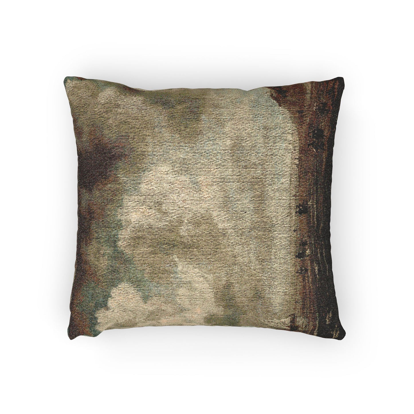 Naar Jacob van Ruisdael - Beach View - 154 - Mauritshuis | Woven Pillow