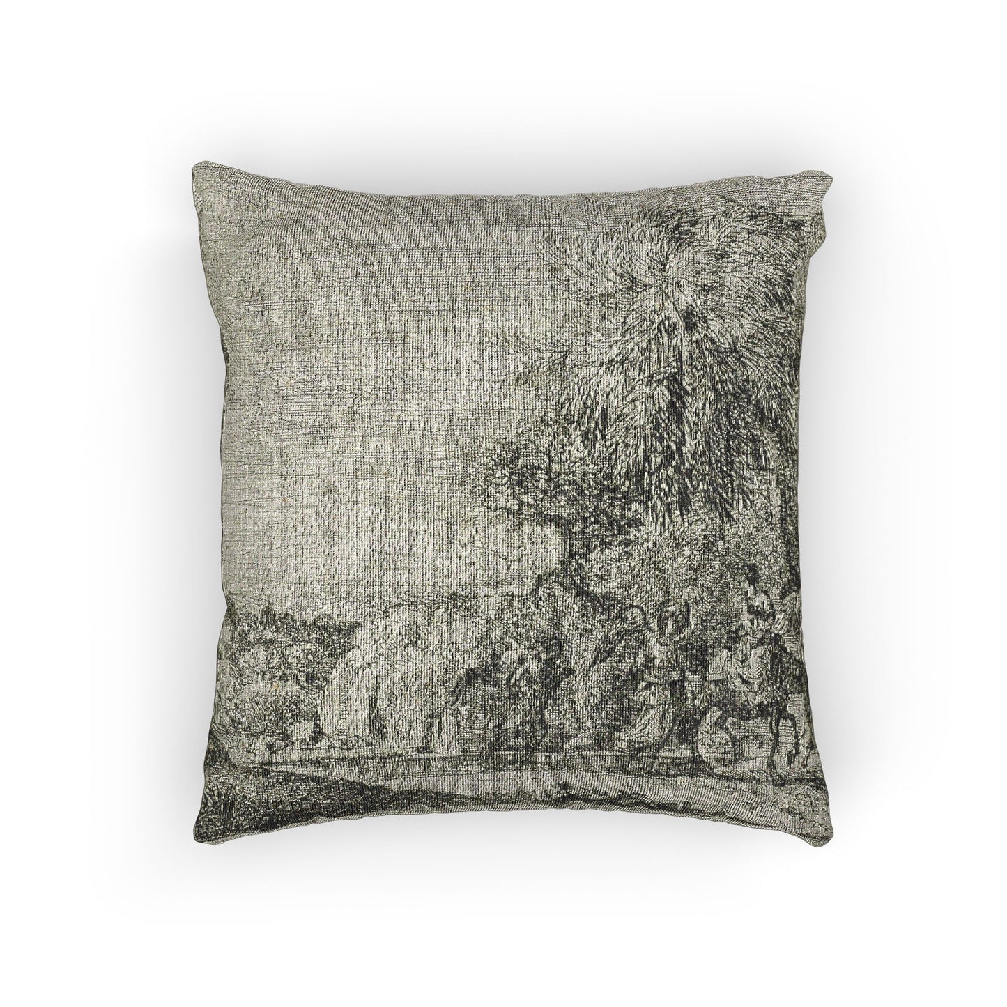 Claude Lorrain - The Flight into Egypt | Woven Pillow
