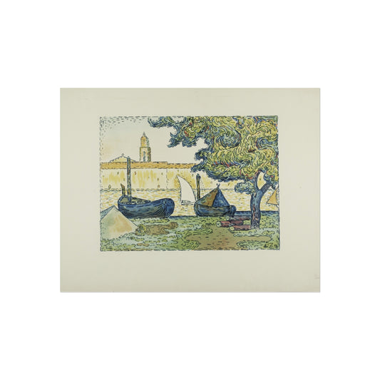 The Port of St. Tropez II — Paul Signac Fine Art Poster