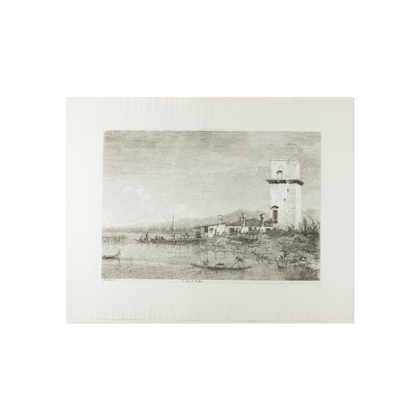Canaletto - The Tower of Malghera, from Vedute | Fine Art Poster
