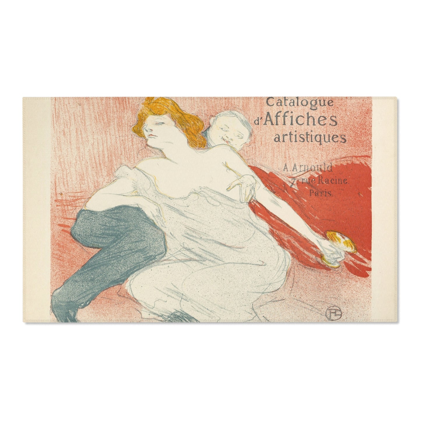 Henri de Toulouse-Lautrec - Debauchery (second plate) | Area Rug
