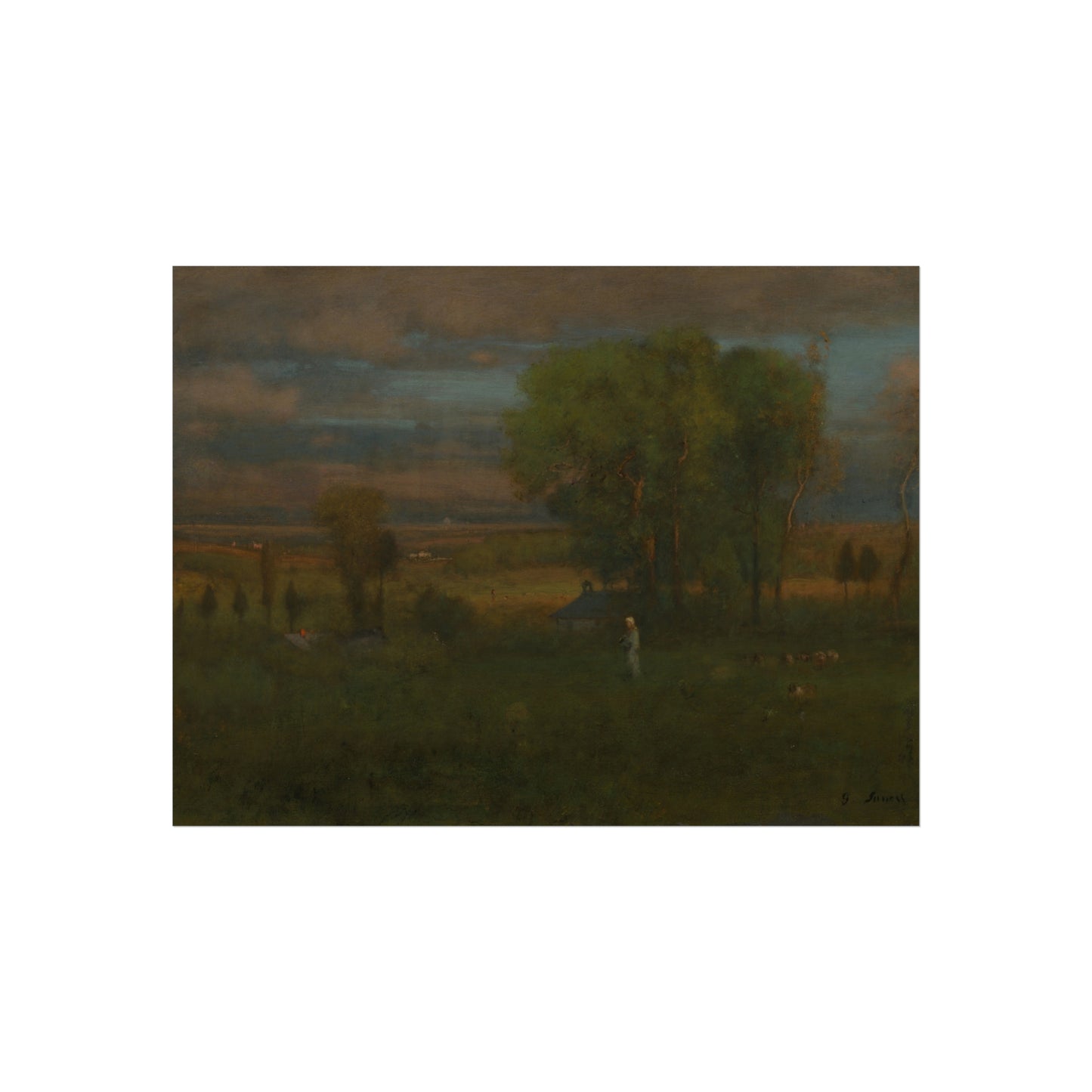 George Inness - Twilight in Italy | Fine Art Poster