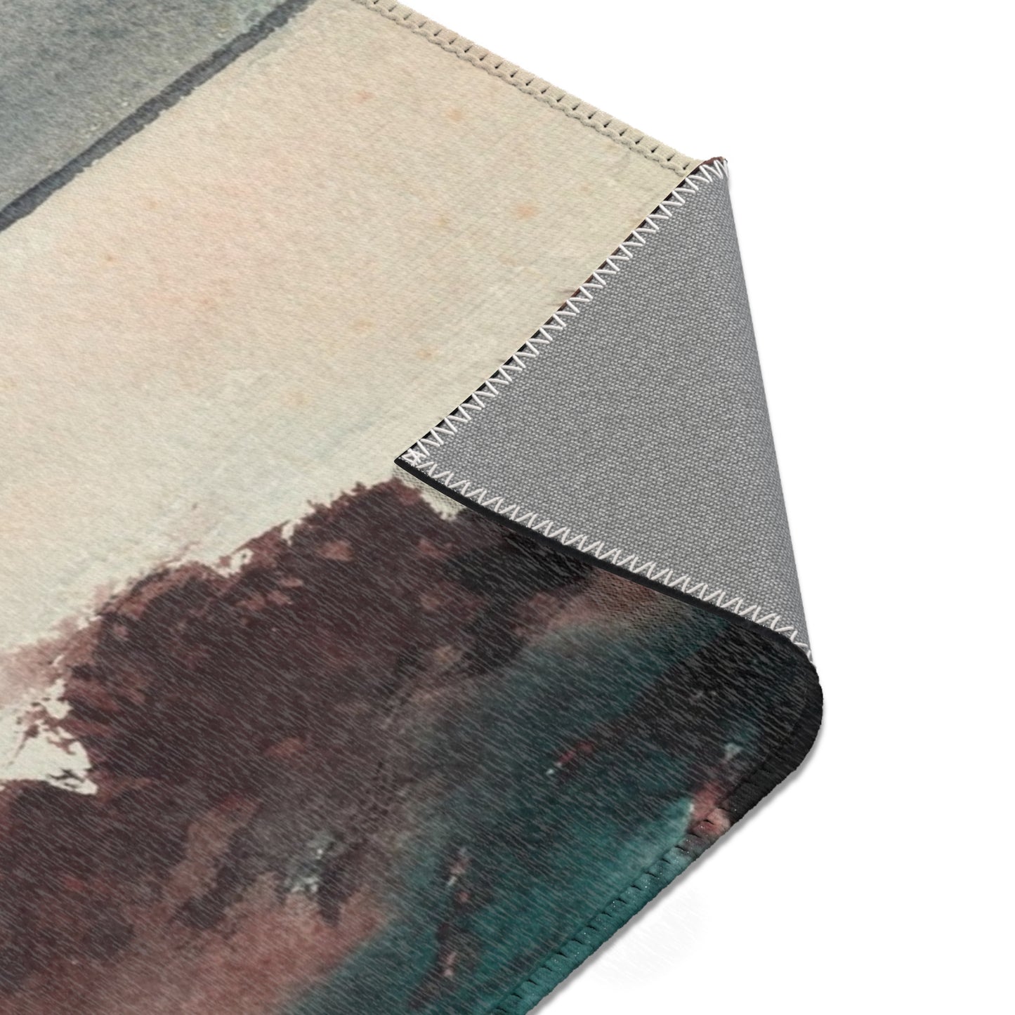 Winslow Homer - Breaking Storm, Coast of Maine | Area Rug
