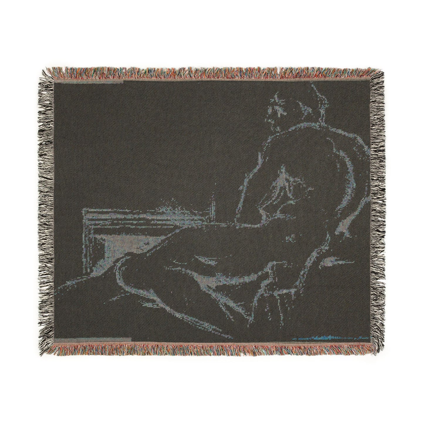 Paul Cezanne - Hercules Resting | Woven Tapestry Blanket