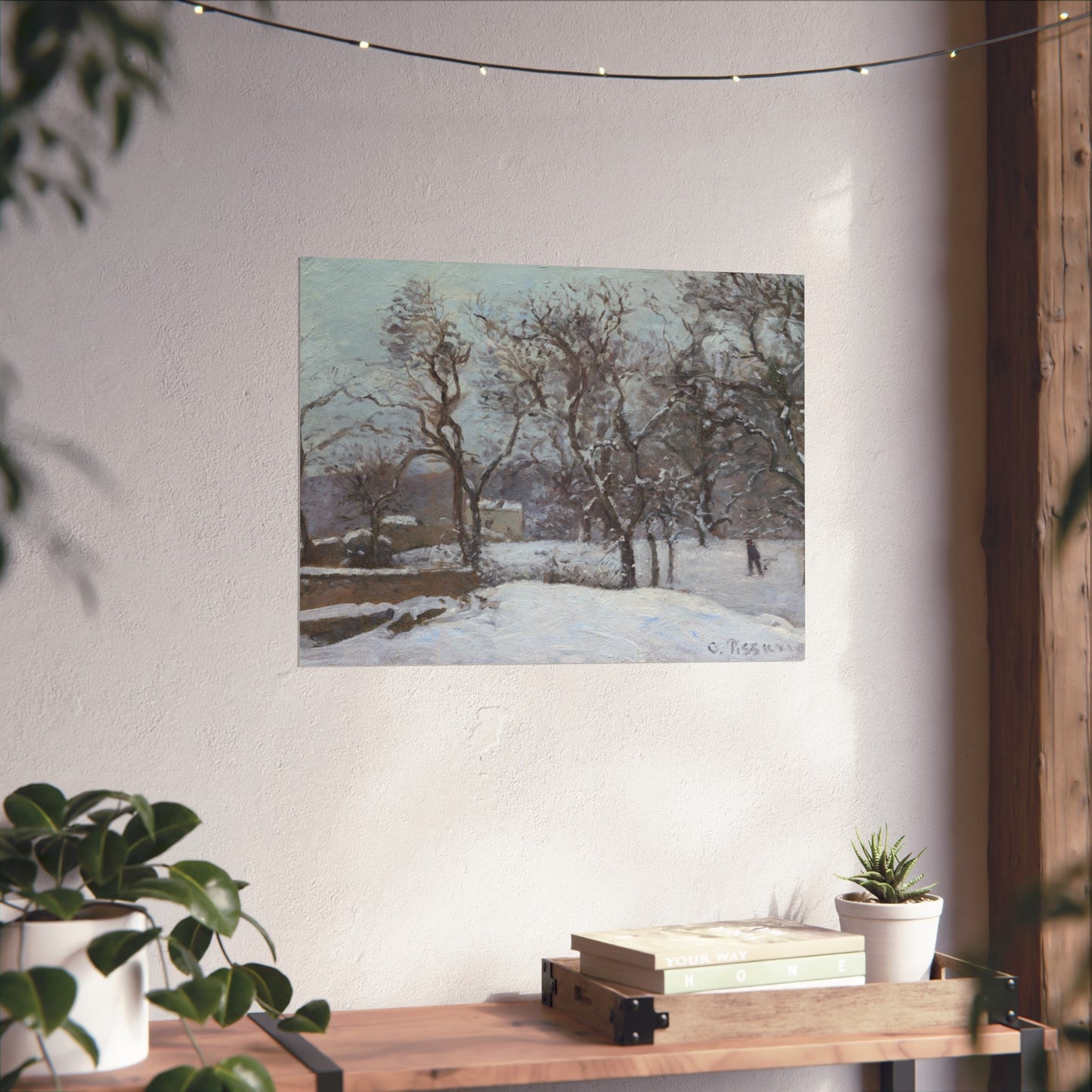 Camille Pissarro - Snow at Louveciennes | Fine Art Poster