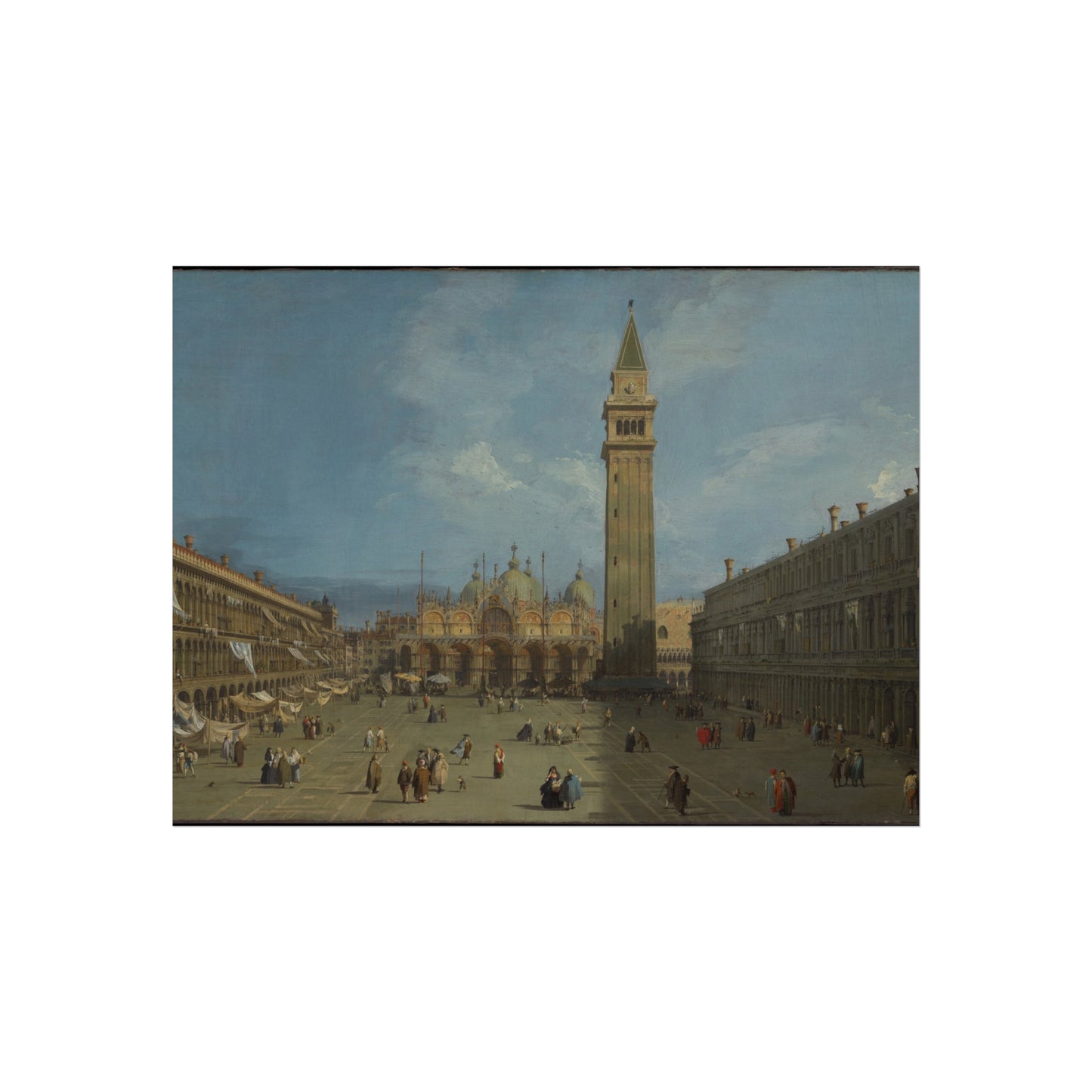 Giovanni Antonio Canal, il Canaletto - Piazza San Marco - WGA03883 | Fine Art Poster