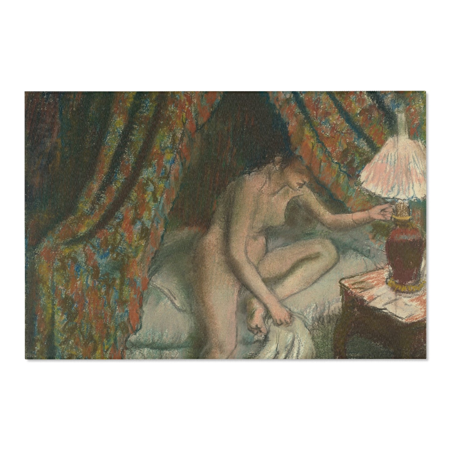 Hilaire Germain Edgar Degas - Retiring | Area Rug