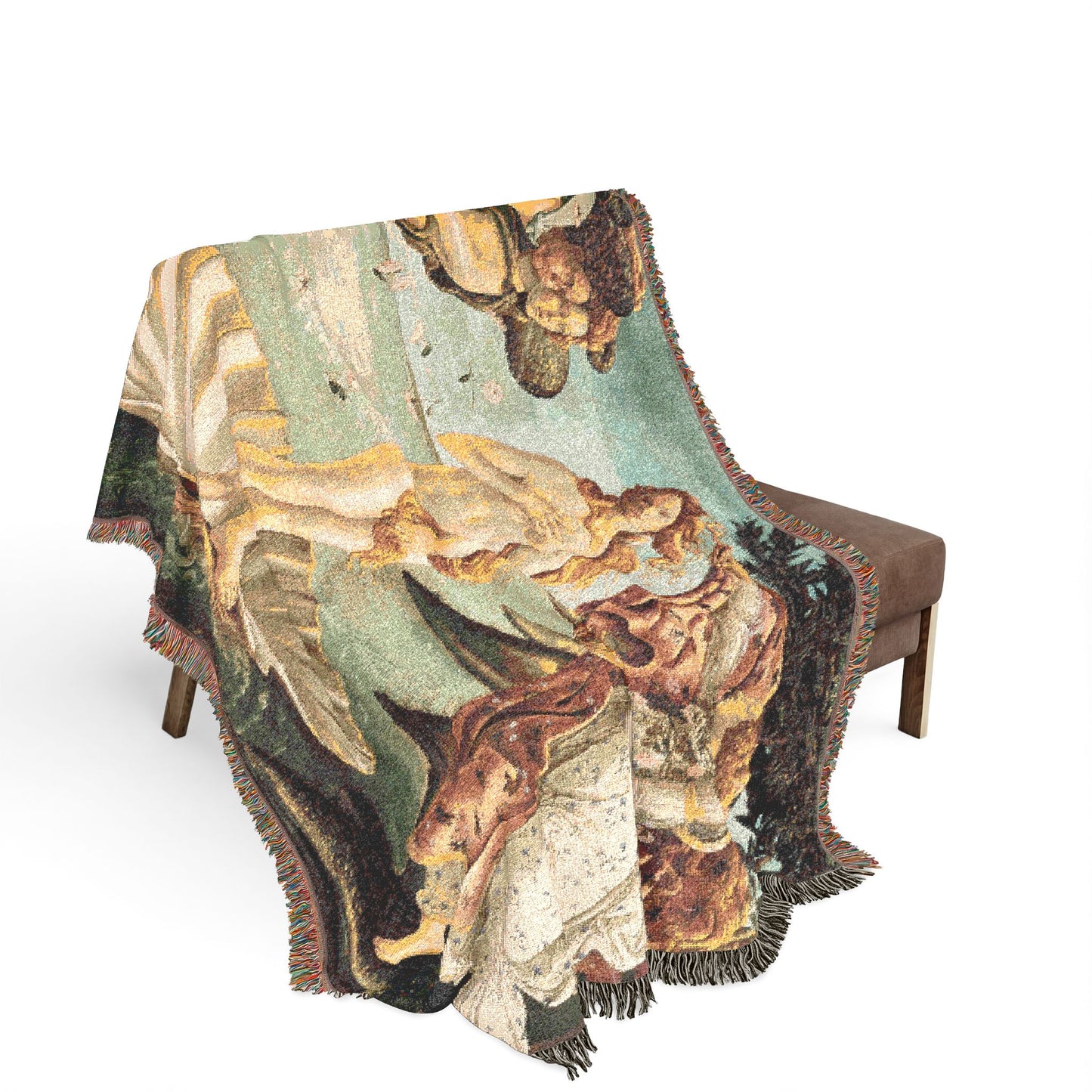 Sandro Botticelli - La nascita di Venere - Google Art Project - edited | Woven Tapestry Blanket