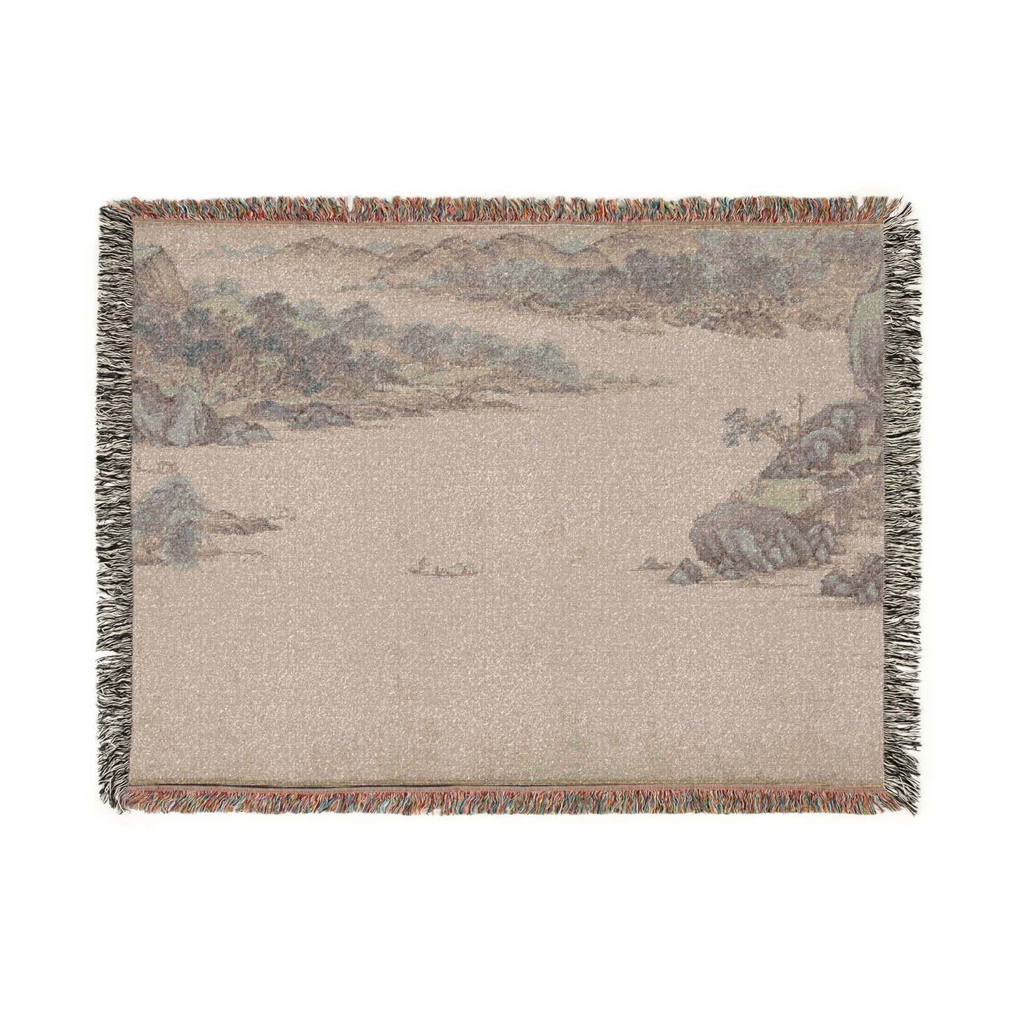 104_greeting-the-spring | Woven Tapestry Blanket