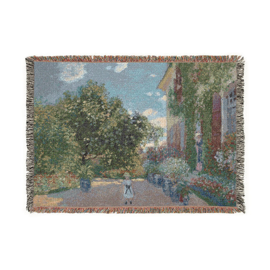 The Artist's House at Argenteuil — Monet Tapestry Blanket