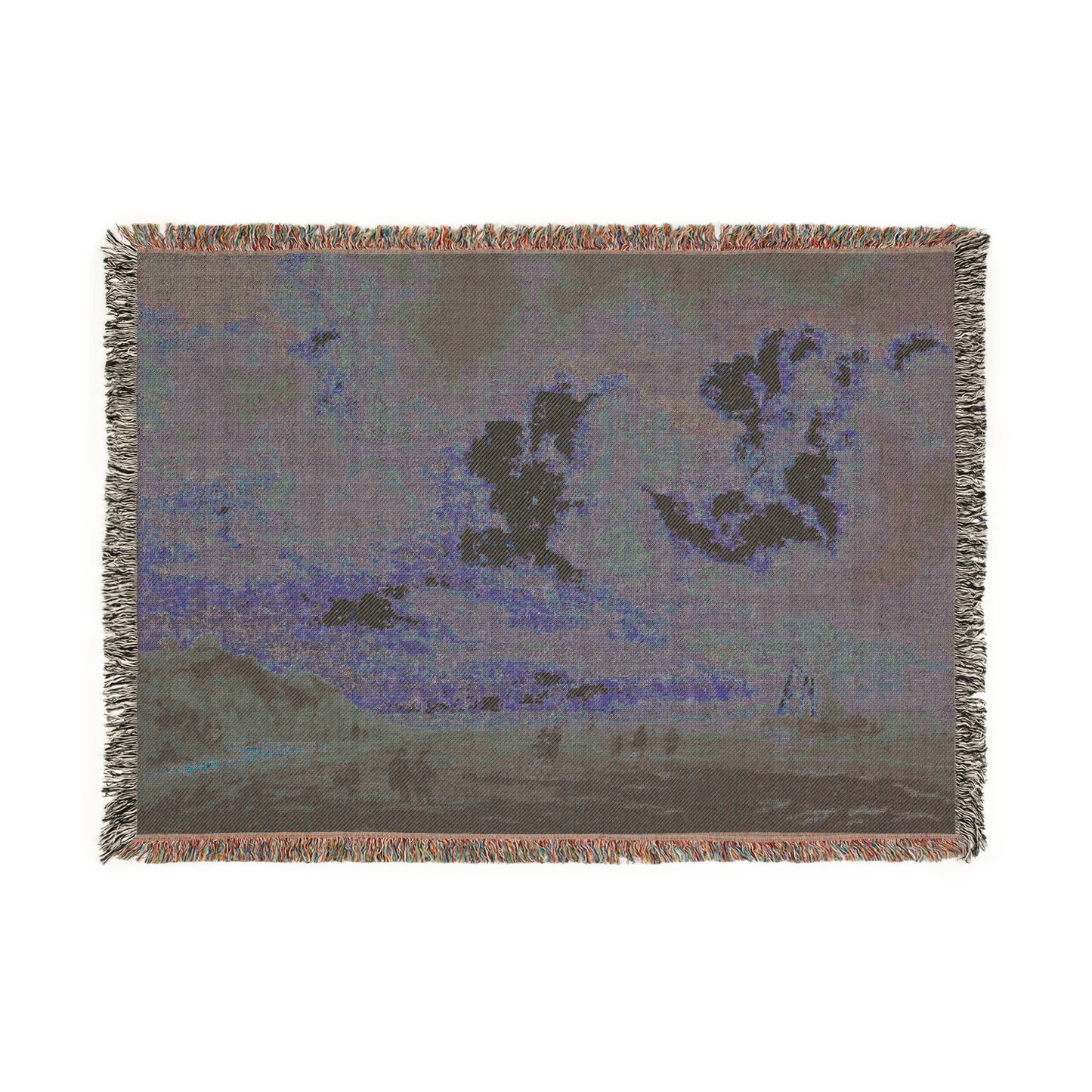 Naar Jacob van Ruisdael - Beach View - 154 - Mauritshuis | Woven Tapestry Blanket