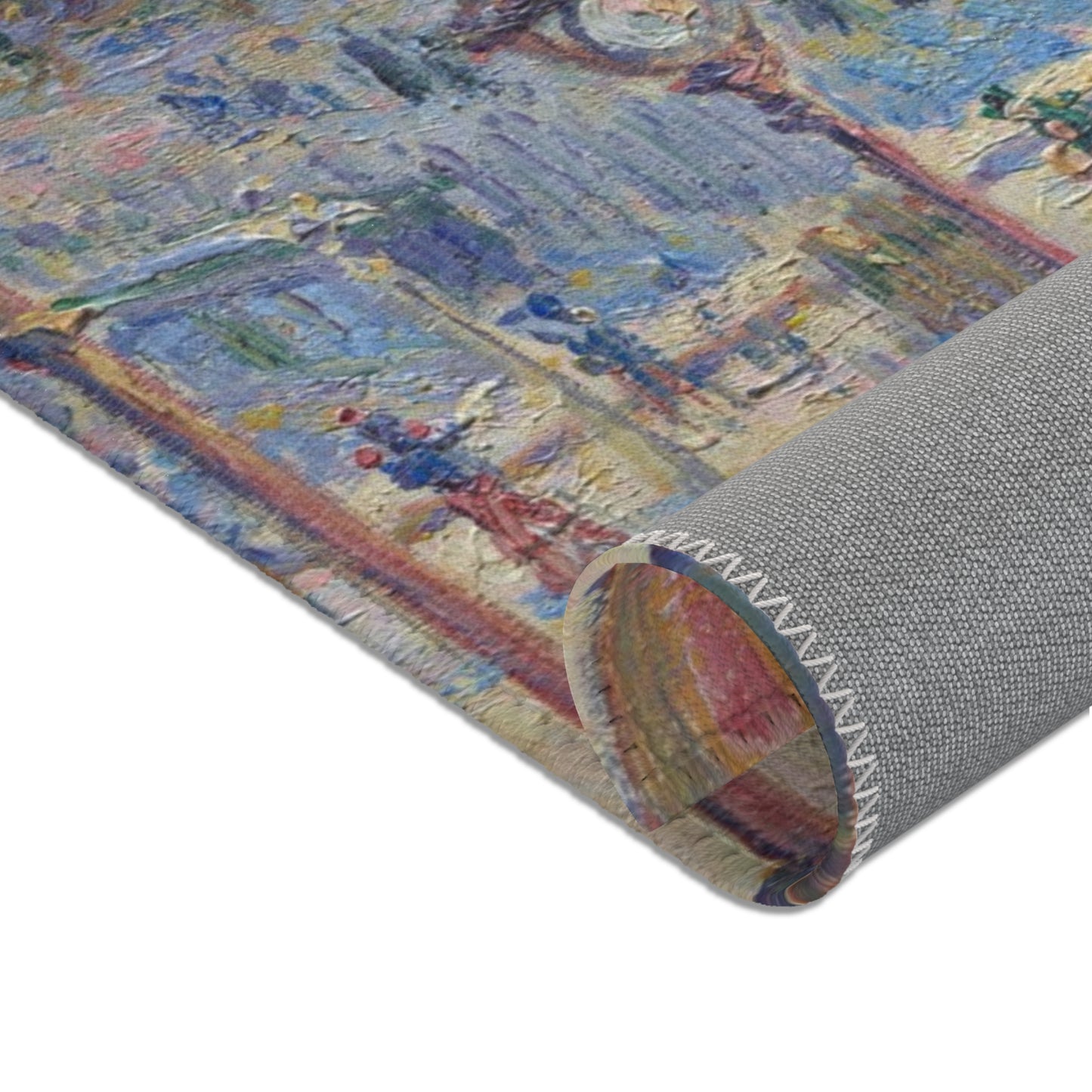 Camille Pissarro - The Place du Havre, Paris | Area Rug