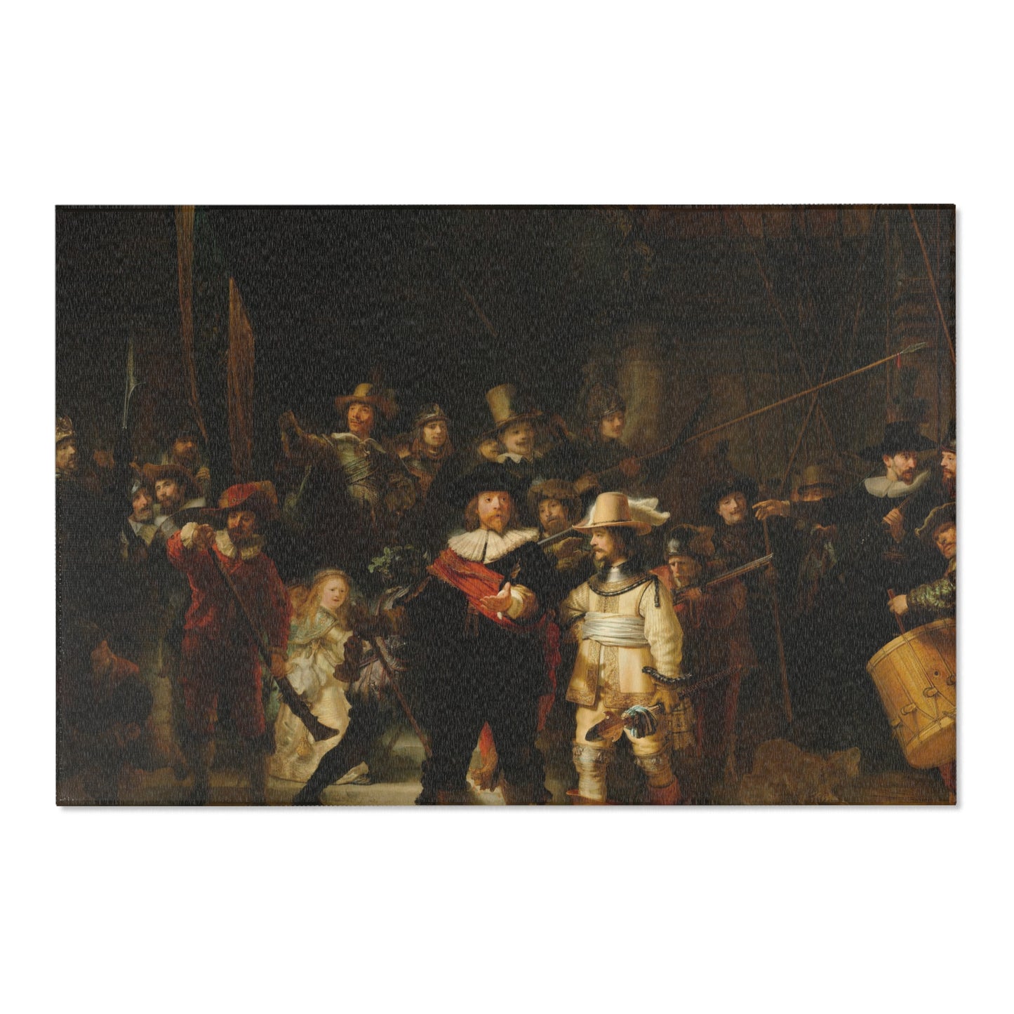 La ronda de noche, por Rembrandt van Rijn | Area Rug