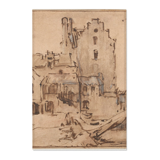 Kostverloren Castle in Decay — Rembrandt Area Rug
