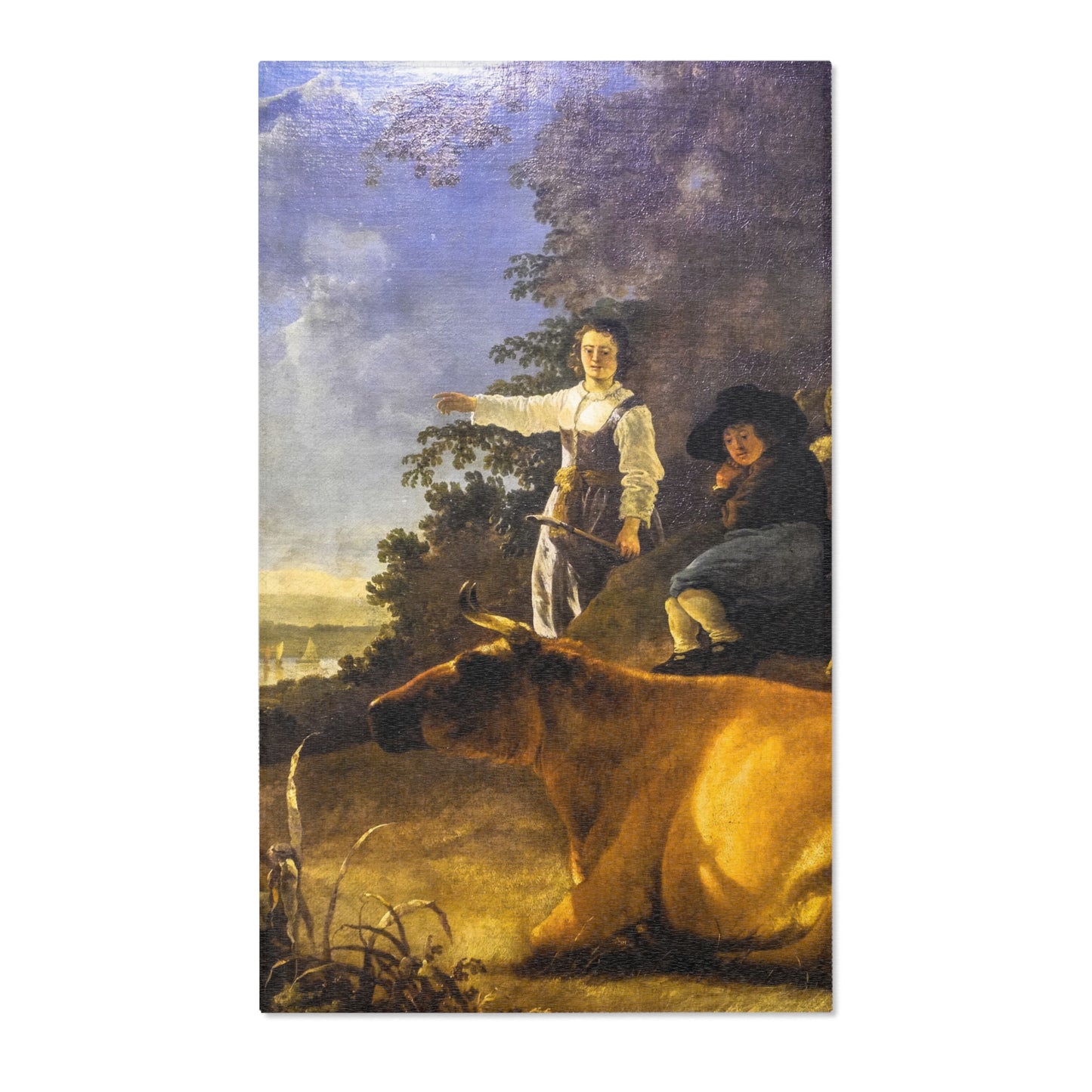 Aelbert Cuyp - Cattle with Shepherds | Area Rug
