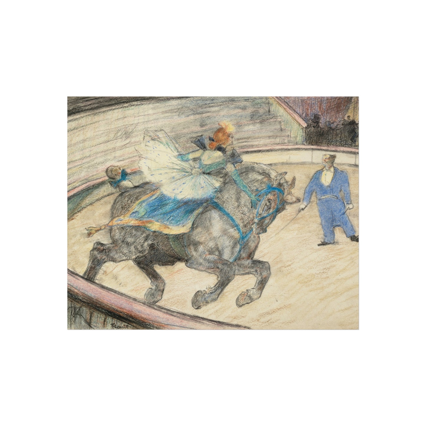 Henri de Toulouse-Lautrec - At the Circus Work in the Ring | Fine Art Poster