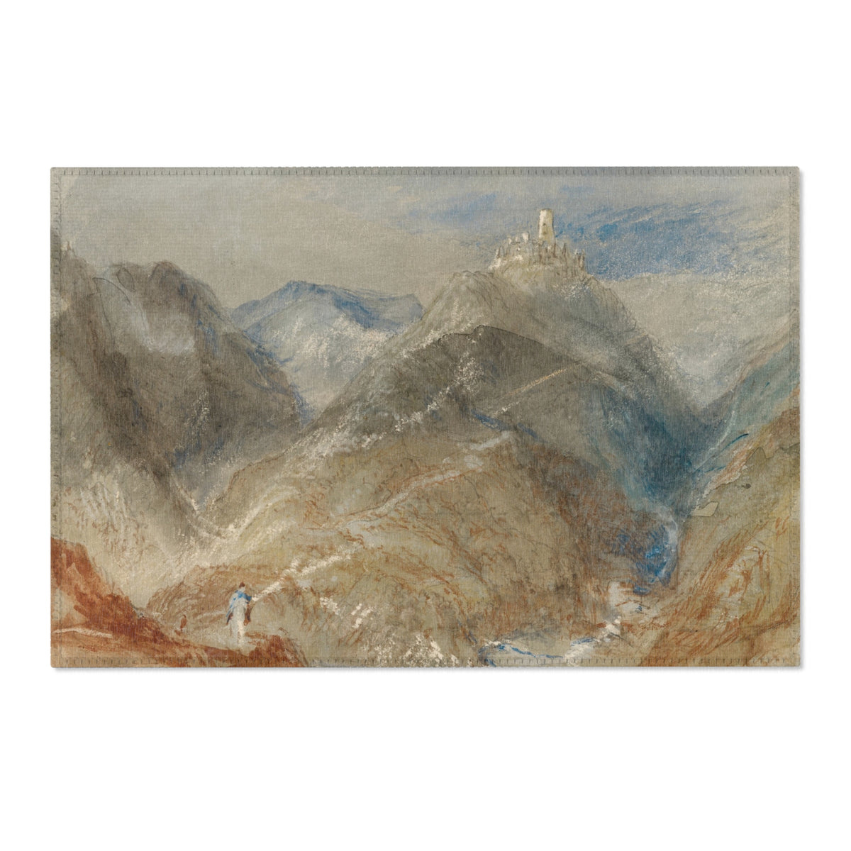 Castle on Height near Geneva — Turner Area Rug