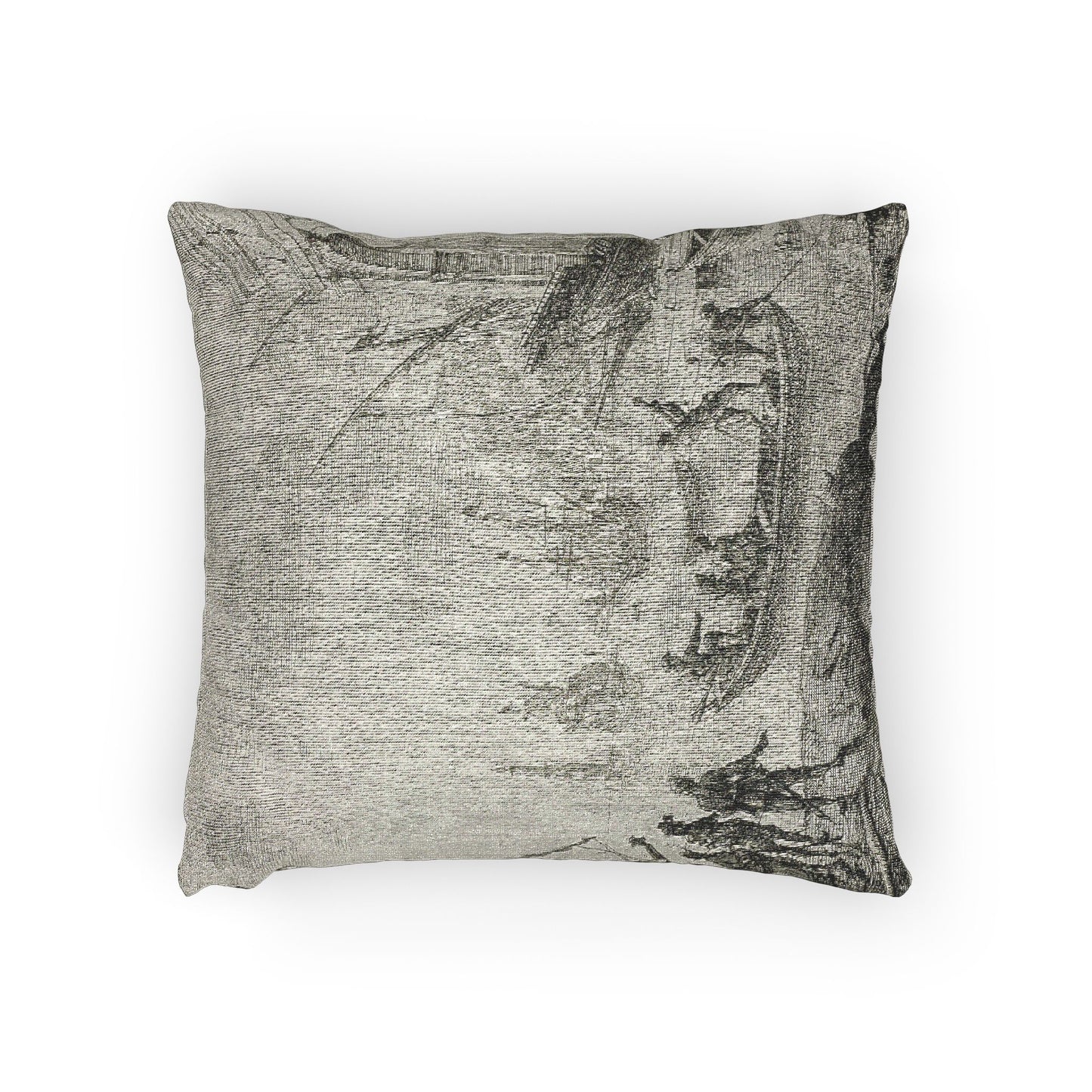Harbor Scene with a Lighthouse — Lorrain Pillow