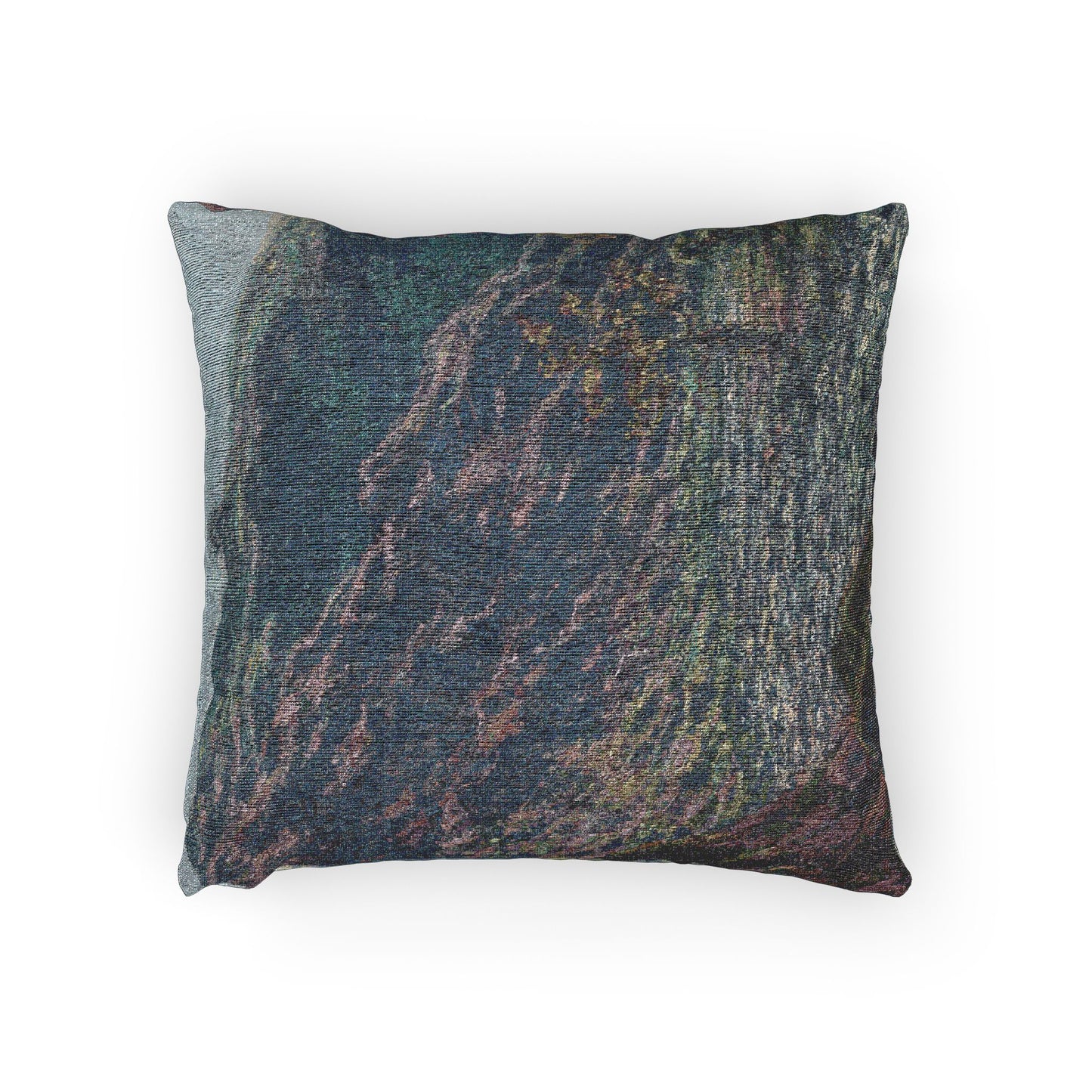Claude Monet - The Petite Creuse River | Woven Pillow