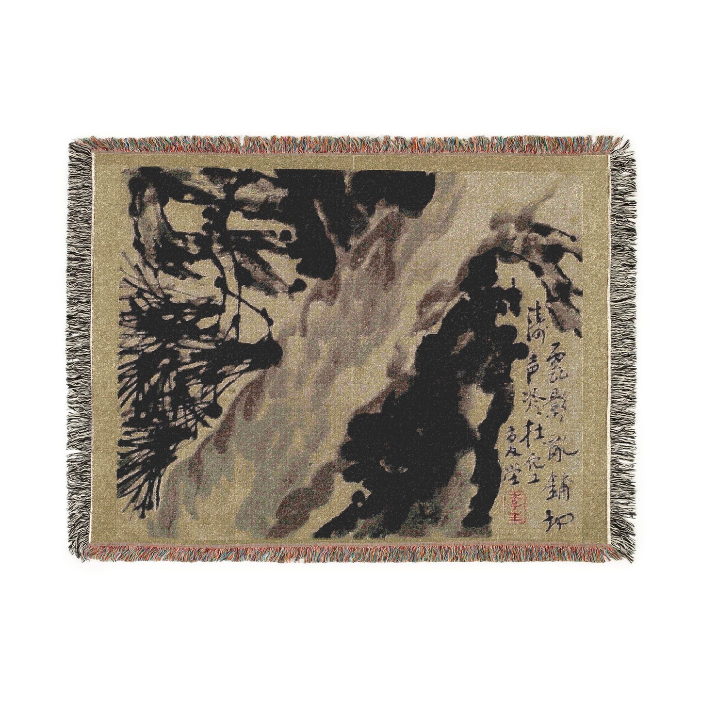 030_birds-flowers-and-insects | Woven Tapestry Blanket