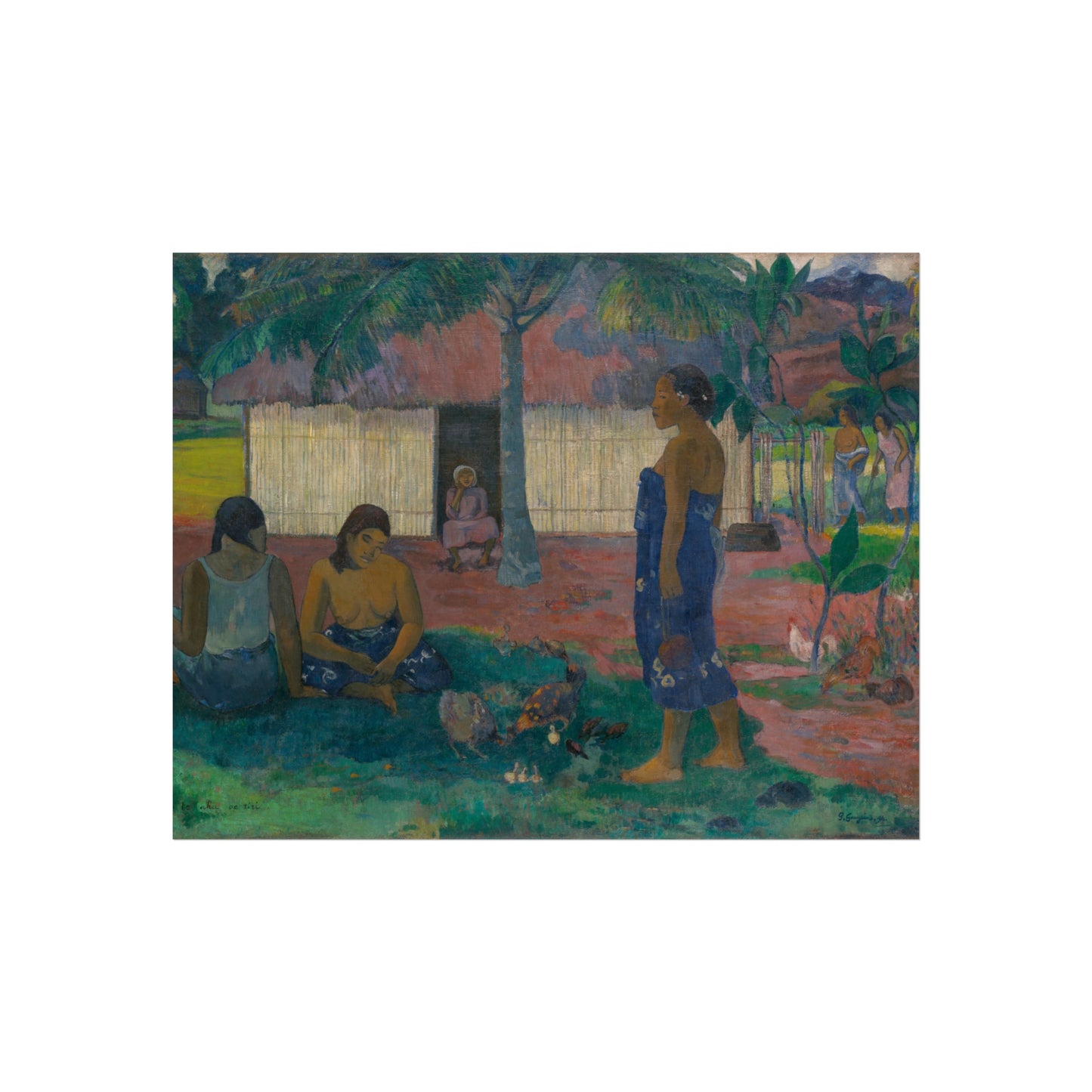 Paul Gauguin - No te aha oe riri (Why Are You Angry ) | Fine Art Poster