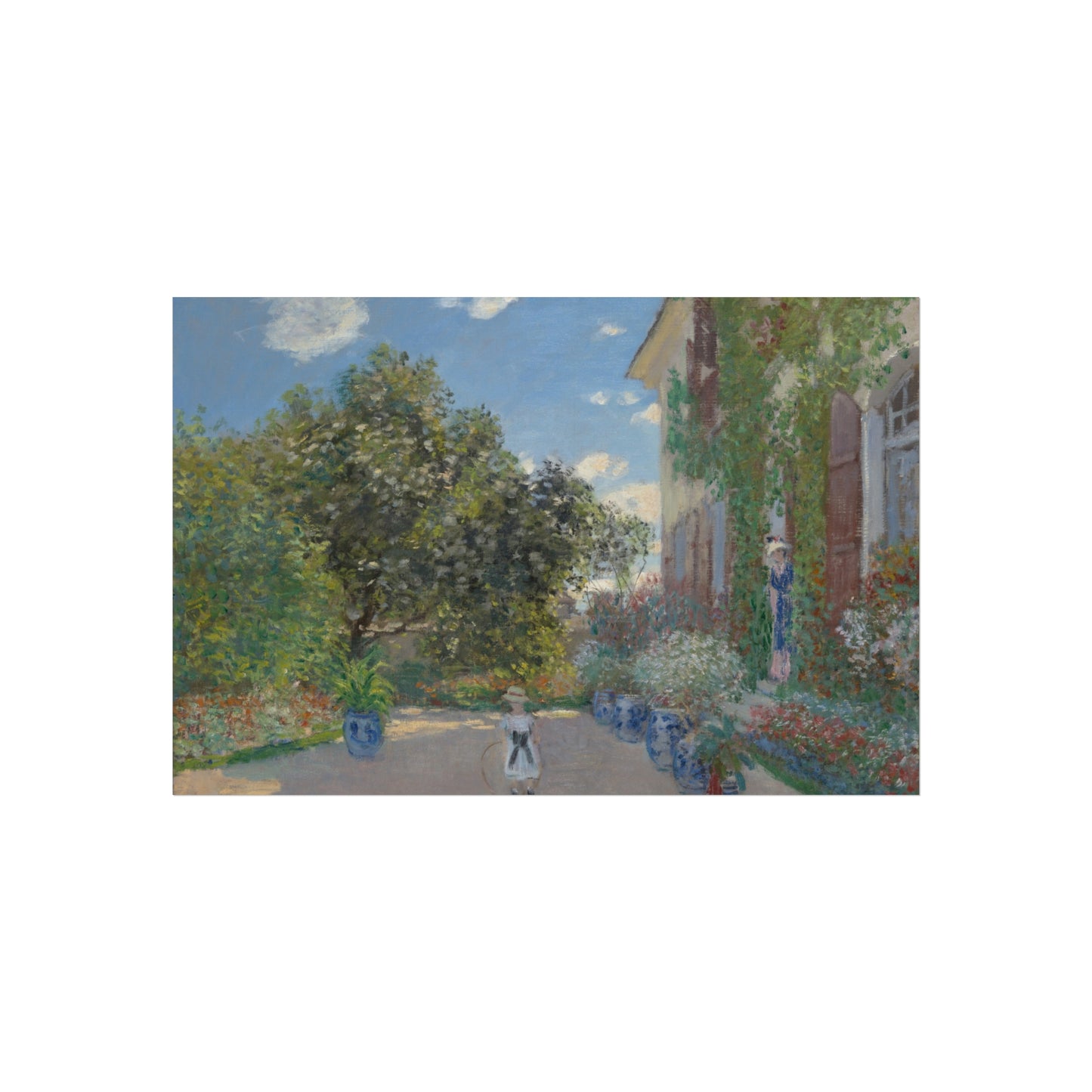 Claude Monet - The Artist's House at Argenteuil | Fine Art Poster