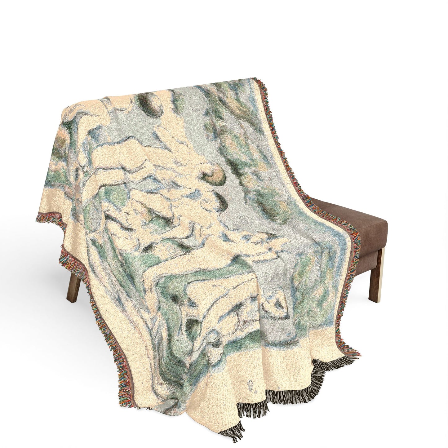 Paul Cezanne - Small Bathers | Woven Tapestry Blanket