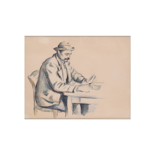 A Study for the Card Players — Paul Cézanne Fine Art Poster