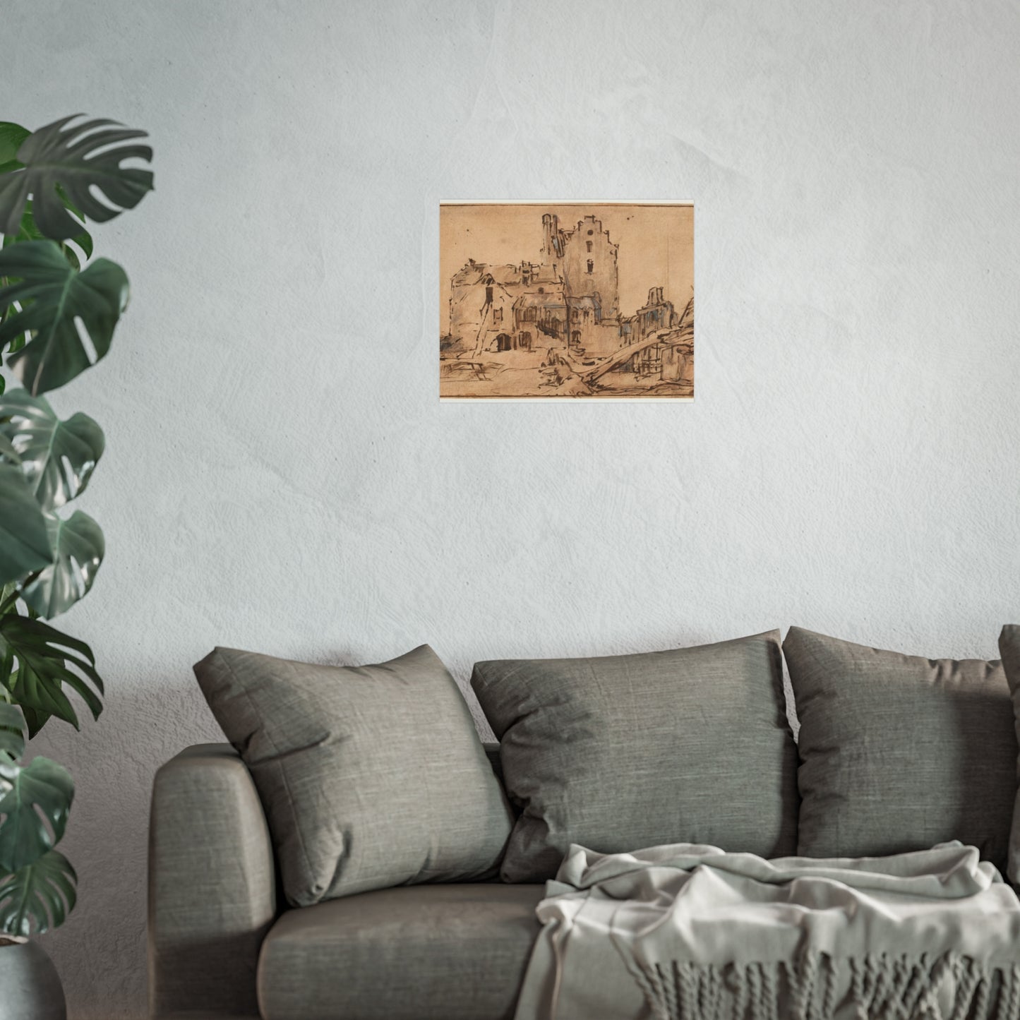 Rembrandt van Rijn - Kostverloren Castle in Decay | Fine Art Poster